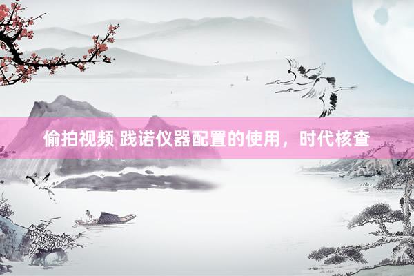 偷拍视频 践诺仪器配置的使用，时代核查